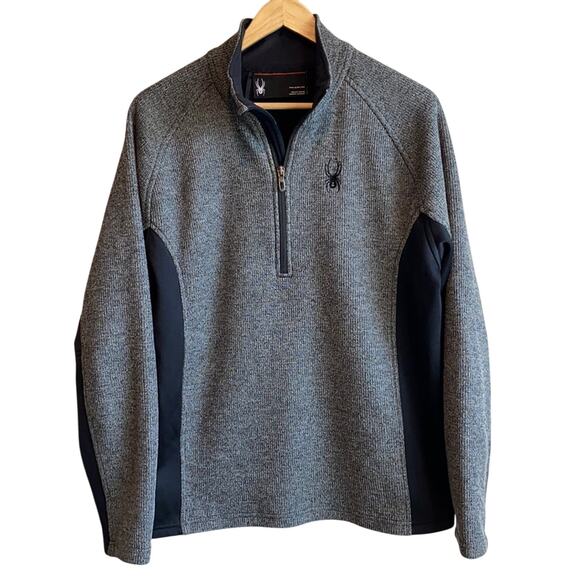 Spyder Men's Outbound Fleece-Jacket M Grey/black - Picture 3 of 13